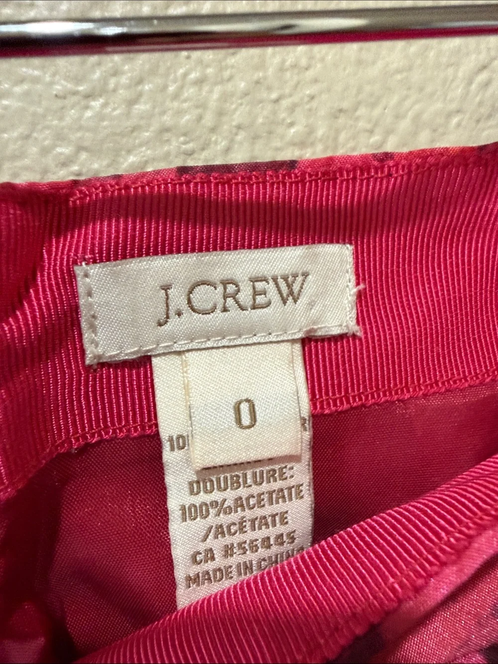 J. Crew Vibrant Pink Floral Pleated Mini Skirt
